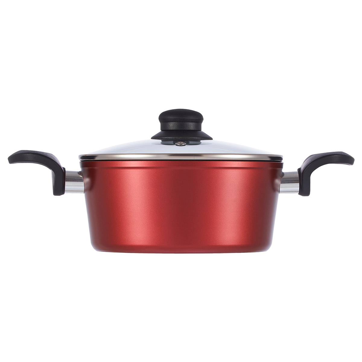 Кастрюля антипригарная с крышкой Maestri Irise 80018  2,1 л