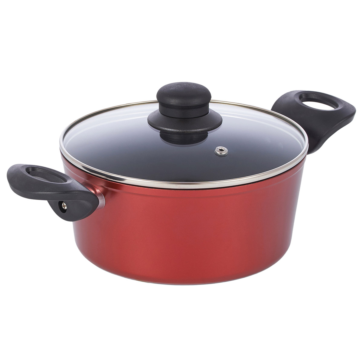 Кастрюля антипригарная с крышкой Maestri Irise 80018  2,1 л